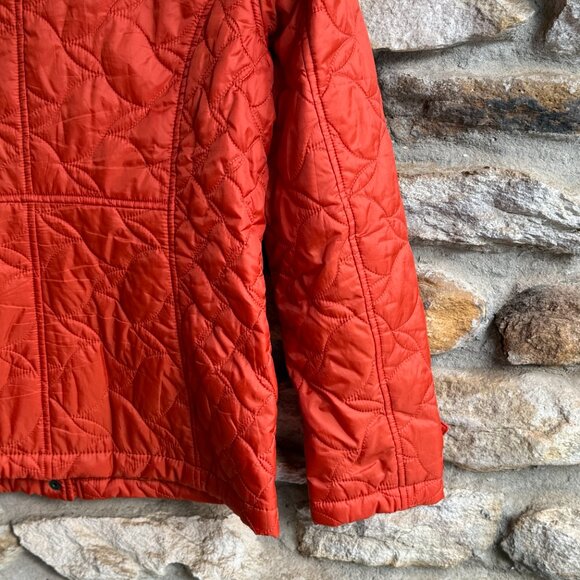 LANDS’ END Women's Burnt Orange Quilted Lightweight Jacket Coat X-Small XS (2-4) - Picture 13 of 16